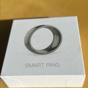 Elegant Silver Smart Ring